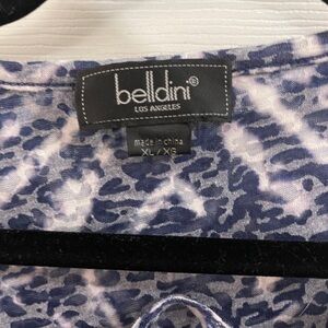 Casual Blue dress with elastic at the waist